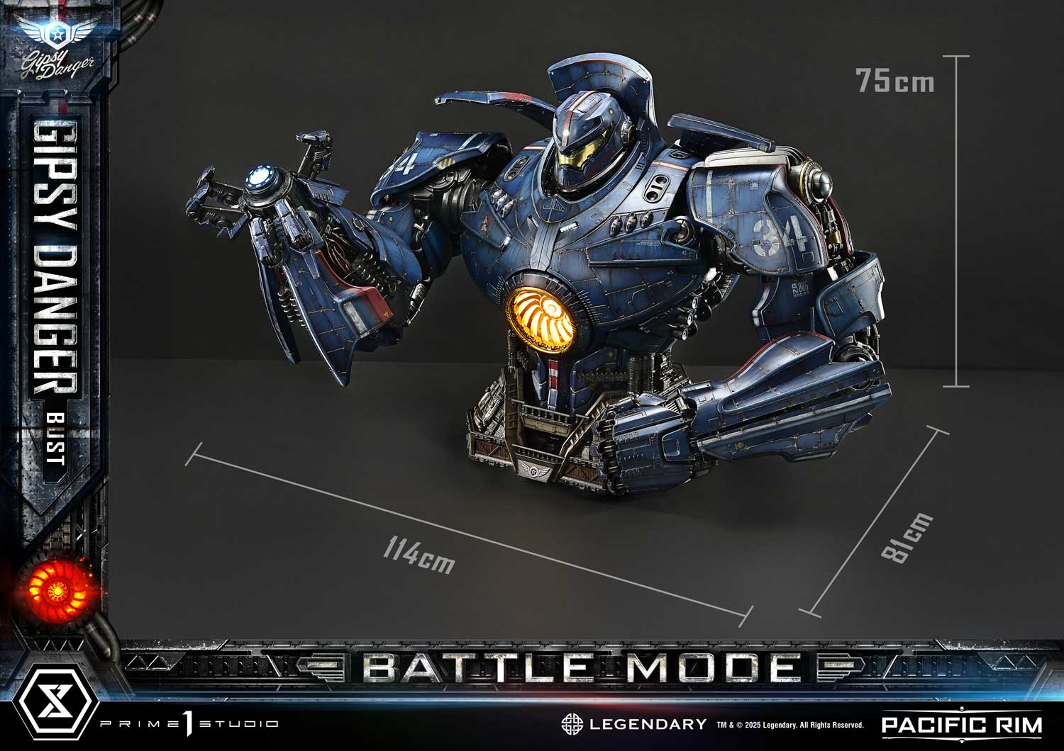 [สั่งจอง]Prime 1 Studio LSPACRIM-02 : Gipsy Danger Battle Mode (Pacific Rim)
