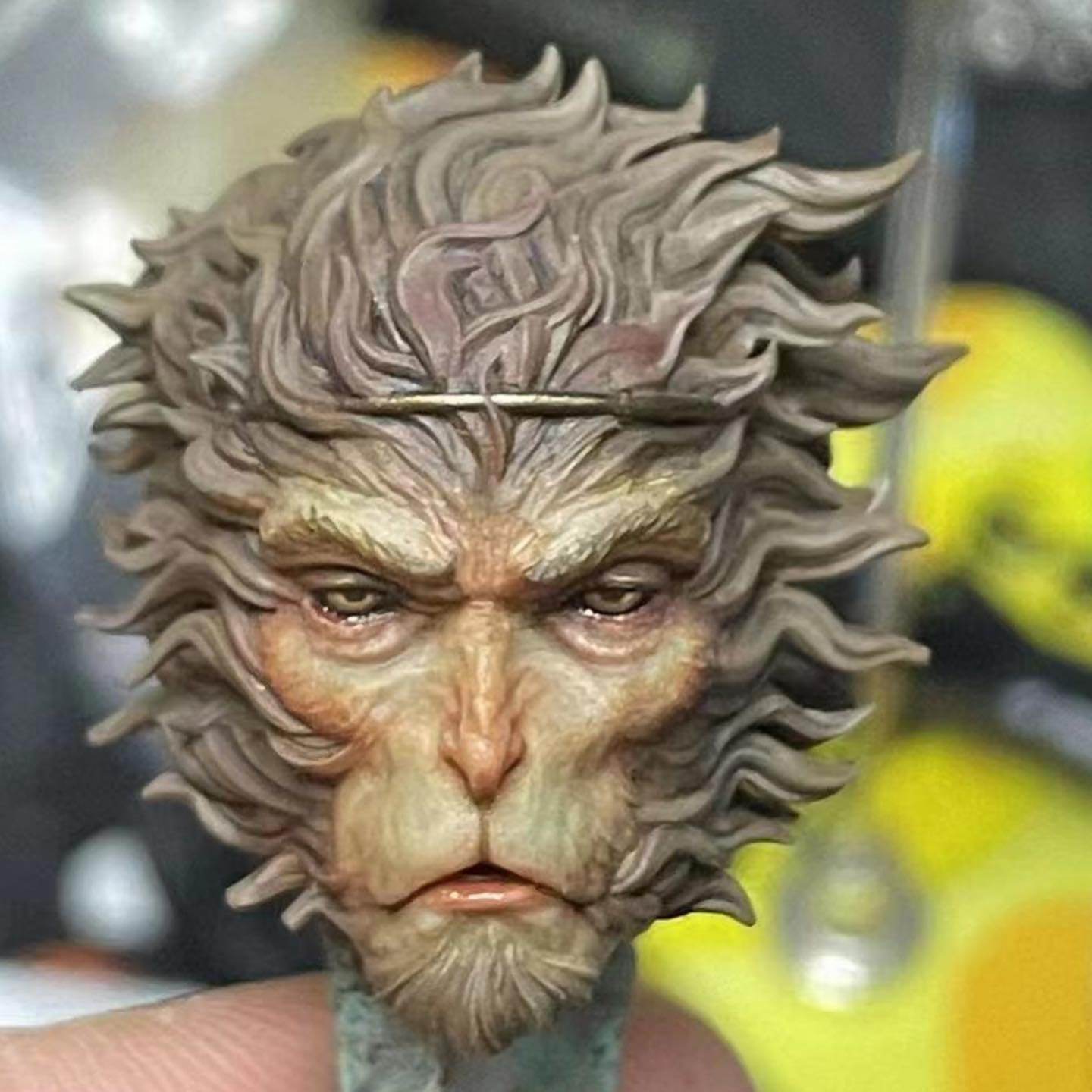 [พร้อมส่ง ] c.tudio 1/12 : Wukong custom Head เวอร์ชั่นหัวดิบไม่ลงสี - มีให้เลือก 4 แบบ