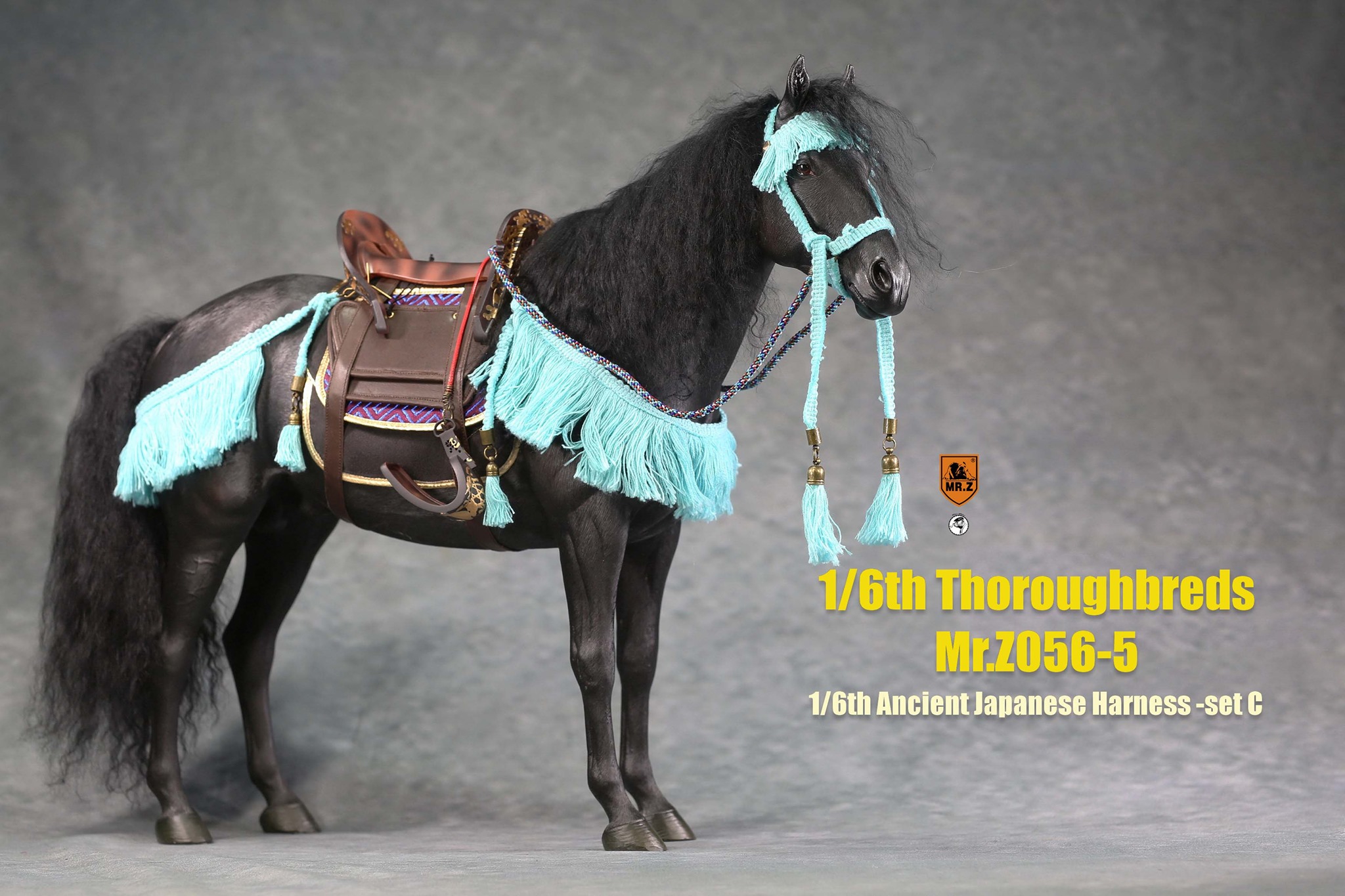 [สั่งจอง]MR.Z MRZ056 1/6 animal model No.56 : Thoroughbreds （all 5 colours） MR.Z 1/6 : Ancient Japanese Harness Set