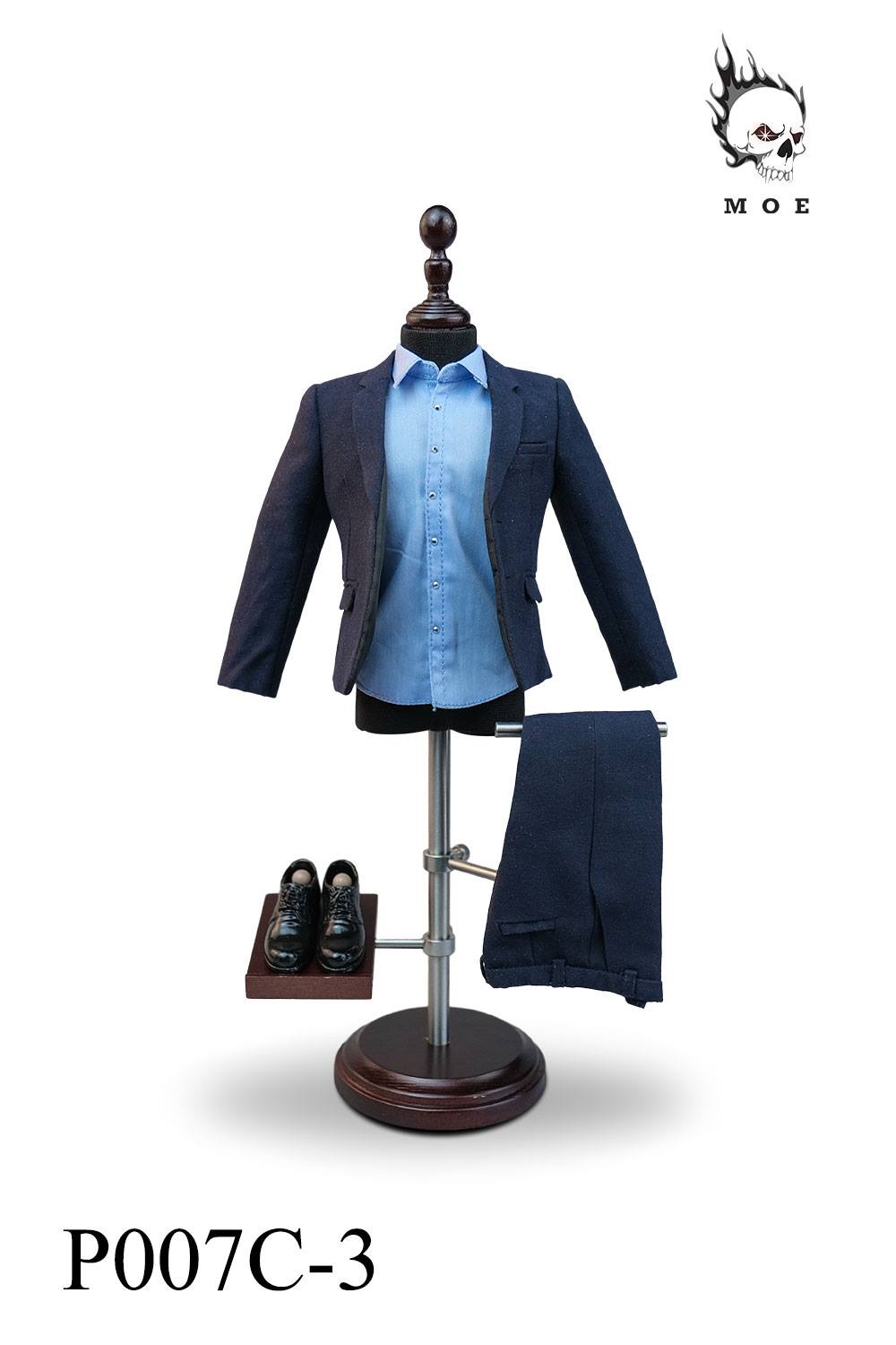 [สั่งจอง]MOETOYS P007A/B/C 1/6 : Mens Head Sculpt & Narrow Shoulder Suit