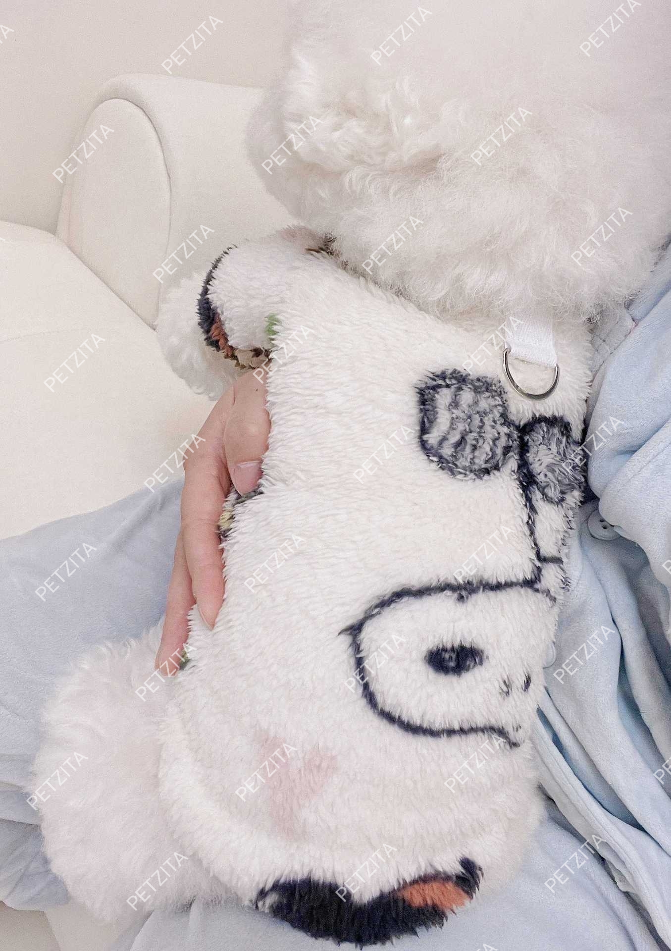 🇹🇭พร้อมส่ง🇹🇭 🐶🐕 เสื้อผ้าสำลีขนปุยนุ่มนิ่ม สำหรับ สุนัขพันธุ์กลาง ถึง หมาใหญ่