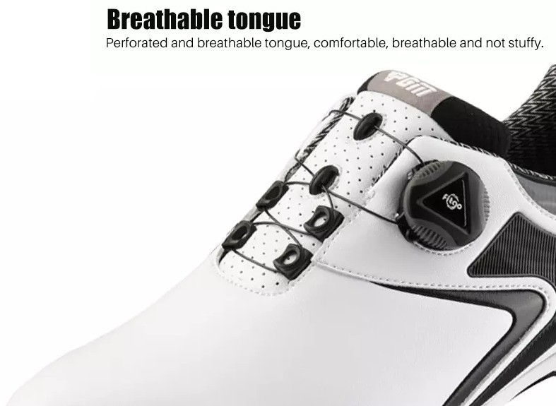 รองเท้ากอล์ฟ Golf Shoes PGM GOLF (XZ132) BOA ระบบผูกเชือก Auto Lacing System รุ่นใหม่ล่าสุด