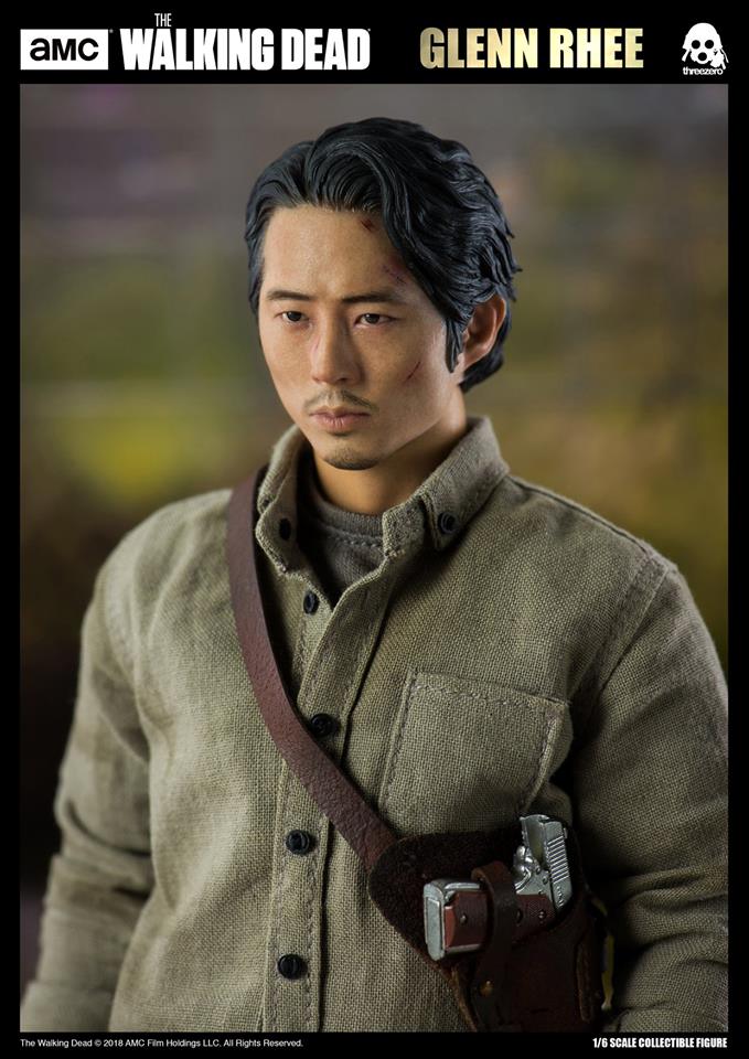 [สินค้าพรีออเดอร์] ThreeZero 3Z0038 1/6 The Walking Dead Glenn Rhee Male Model 12" Action Figure (Standard/Deluxe Version)