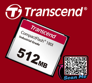 TransCend, Compact Flash Card, CF Card,512Mb,CF180,CF180I,Industrial Grade,Industrial Temp