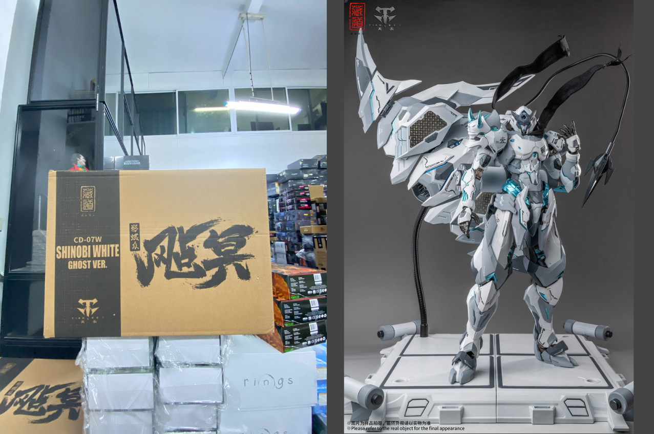 [พร้อมส่ง]Cangdao CD-07W 1/72 : Ninjia White Ghost (27Cm)