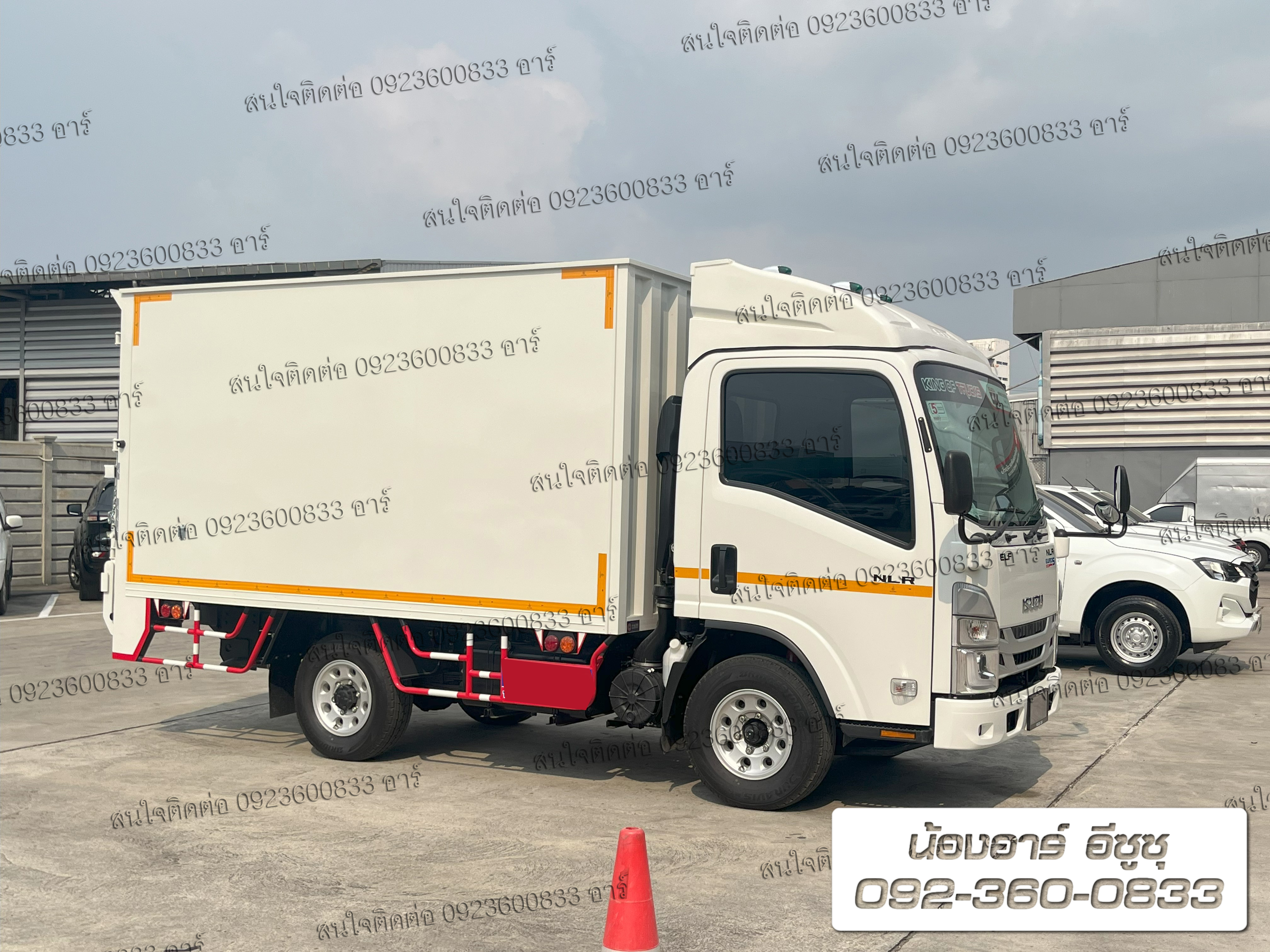4 ล้อ ISUZU NLR Euro5 Max ตู้แห้ง ลิฟท้าย