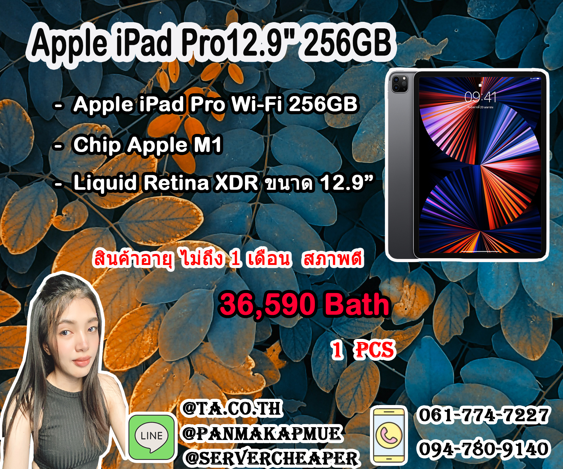 Apple iPad Pro Wi-Fi 256GB Space Gray 12.9-inch 2021
