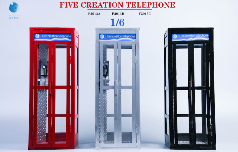 [สั่งจอง]FIVETOYS F2013A 1/6 : A Telephone Booth Scene Platform