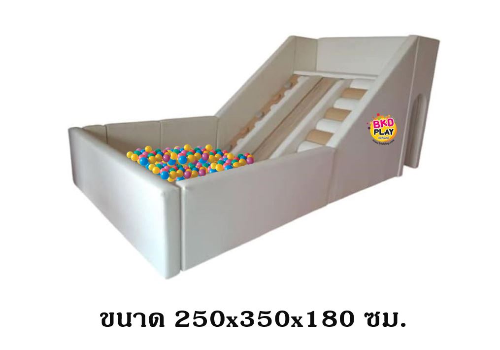 บ้านบอลโครงไม้ ชุดL บ้านบอลเด็กพร้อมปีนป่ายผจญภัย แถมลูกบอล2600 ลูก, บ่อบอลนุ่ม, ,เบาะหนังนุ่มนิ่ม softplay, indoor playground kidszone ,สวนสนุกในร่ม ,รับสั่งทำบ่อบอล ผลิตห้องบอลเด็ก ตามขนาด