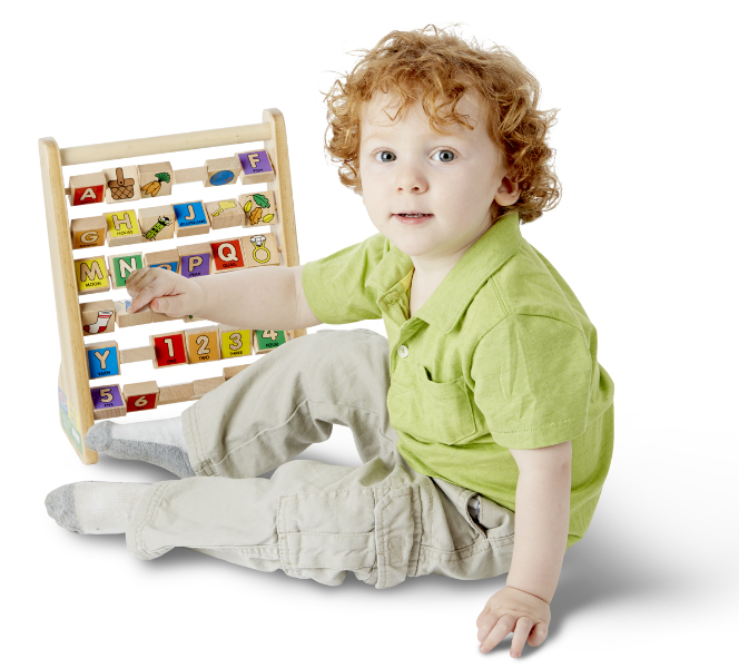 ชุดอบาคัสตัวอักษรและตัวเลข 1 ชุด เรียนรู้ตัวอักษร ตัวเลข จำนวน รูปร่าง สี และคำศัพท์ ABC-123 Abacus, ของเล่น,ของเล่นเสริมพัฒนาการ, ของเล่นอเมริกา,melissa & doug