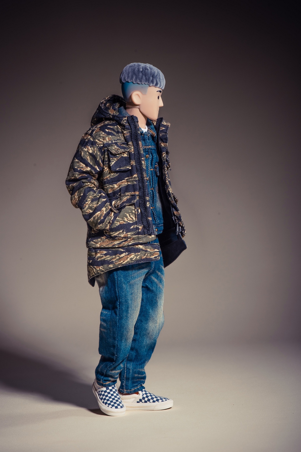 [พร้อมส่ง] trickyMan12 1/6 : easy to play (ครบเซต บอดี้ หัวชุด) - 202414b (+เสื้อยีนส์)"