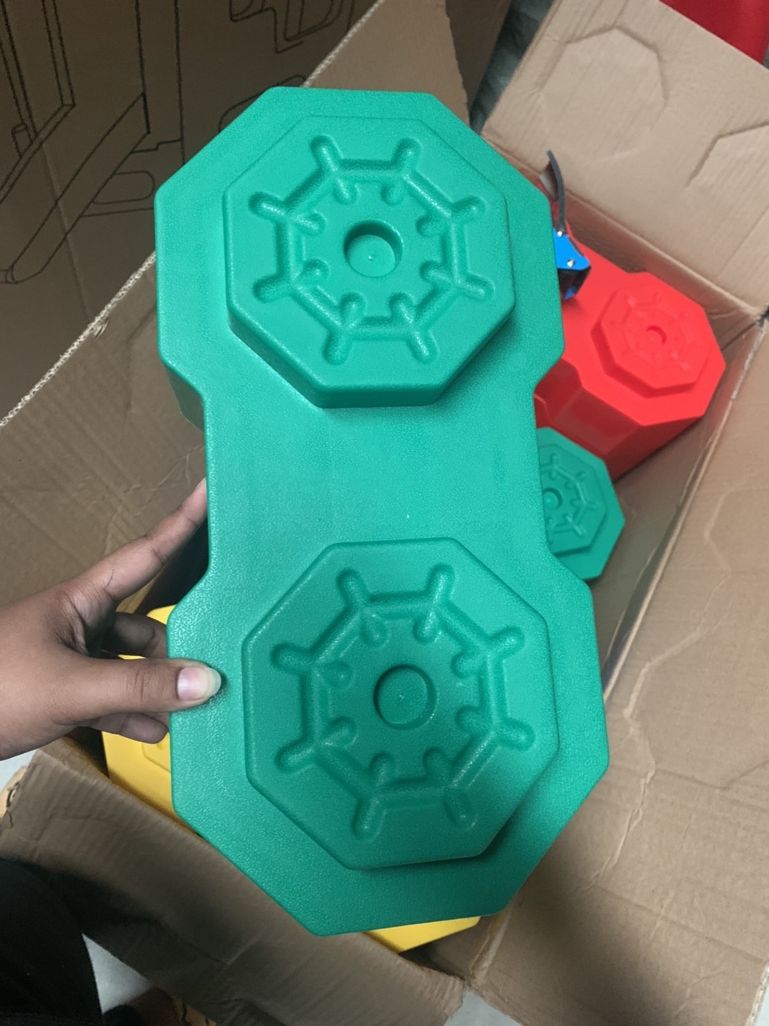 เลโก้ยักษ์,ตัวต่อถั่ว บล็อคยักษ์ พลาสติกหนาพิเศษ legoยักษ์ บล็อกพลาสติก จัมโบ้ ,พลาสติกหนาอย่างดี ของเล่นเด็ก ของเล่นเสริมพัฒนาการ พร้อมส่ง