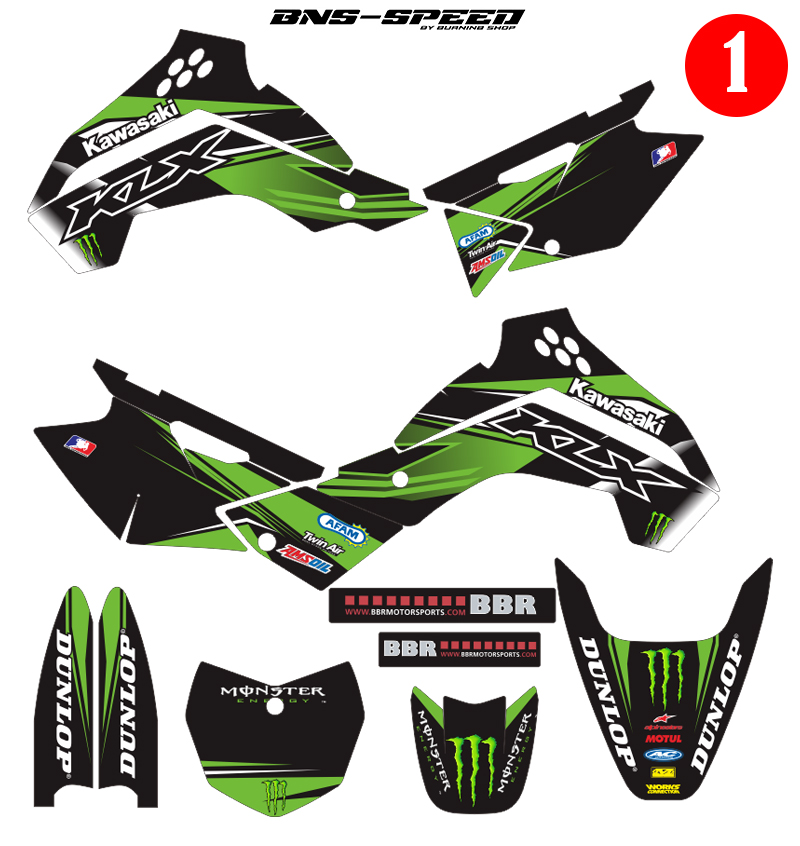 สติ๊กเกอร์ KLX140L/G/RF Graphics Kit (35ลาย)