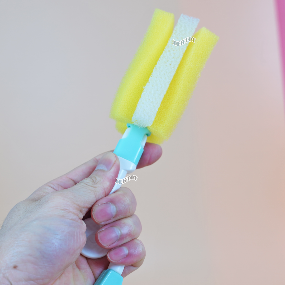 Gracekids เกรซคิดส์ แปรงล้างขวดนมฟองน้ำคาเนชั่น 4466