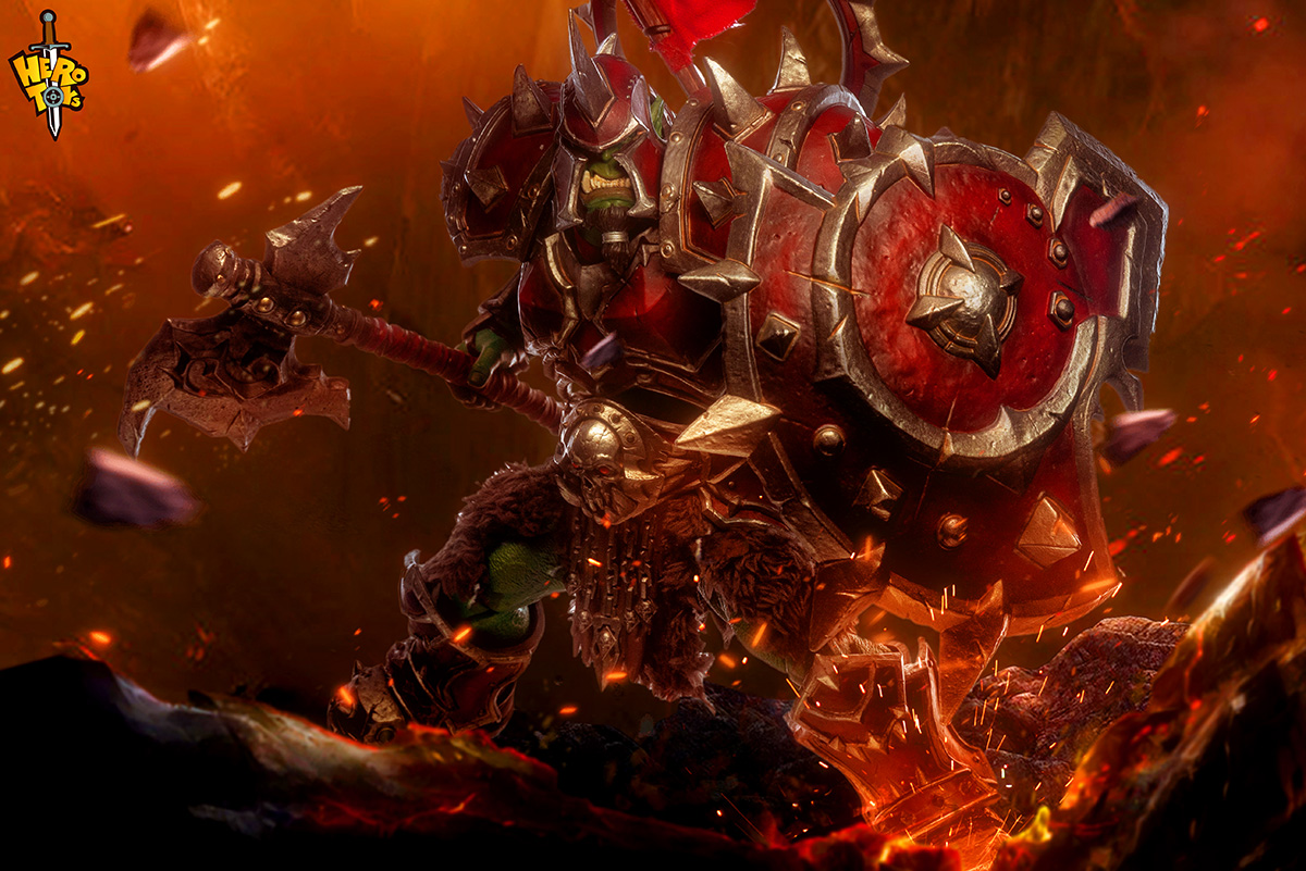 [พร้อมส่ง] Hero toys 7" : Orc Warlord Warrior - Kor'kron