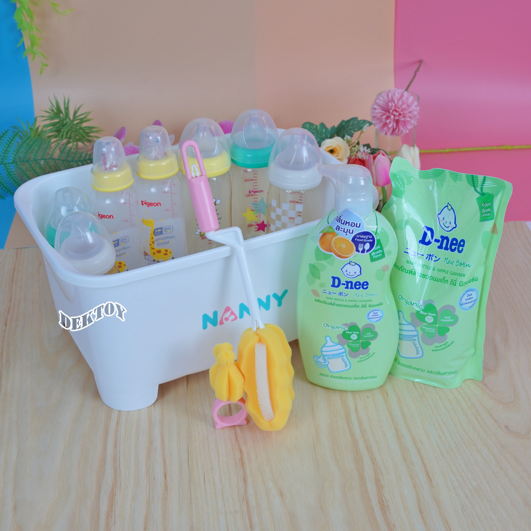 NANNY แนนนี่ อ่างล้างขวดนมเอนกประสงค์แนนนี่ 3855L