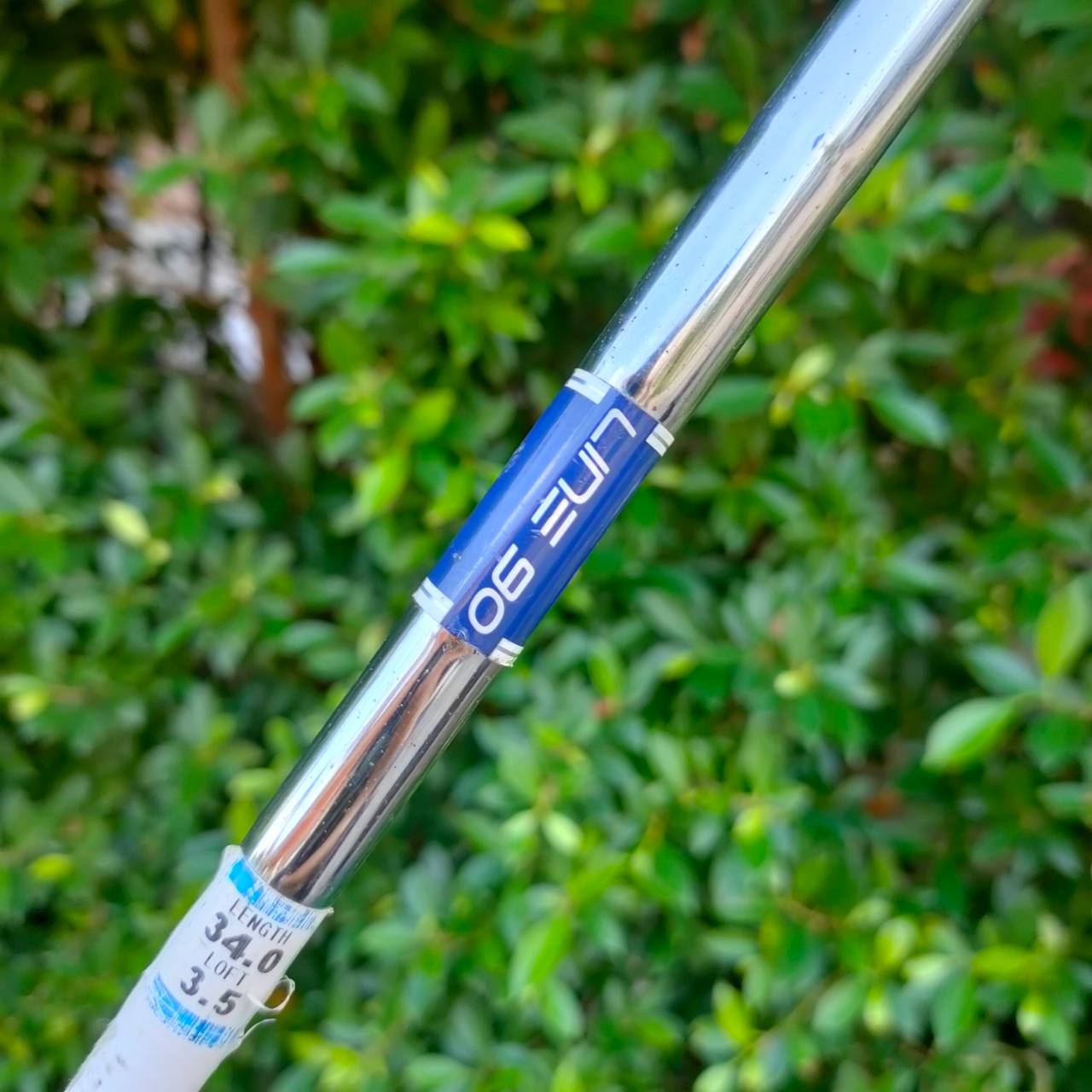 PUTTER MIZUNO LINE 90 T02 ความยาว 34 นิ้ว *** กริฟเสีย *** เป็นสุดยอดพัตเตอร์คุณภาพจากญี่ปุ่น ไม้กอล์ฟมือสอง ของแท้ BY NakaraLuxurious