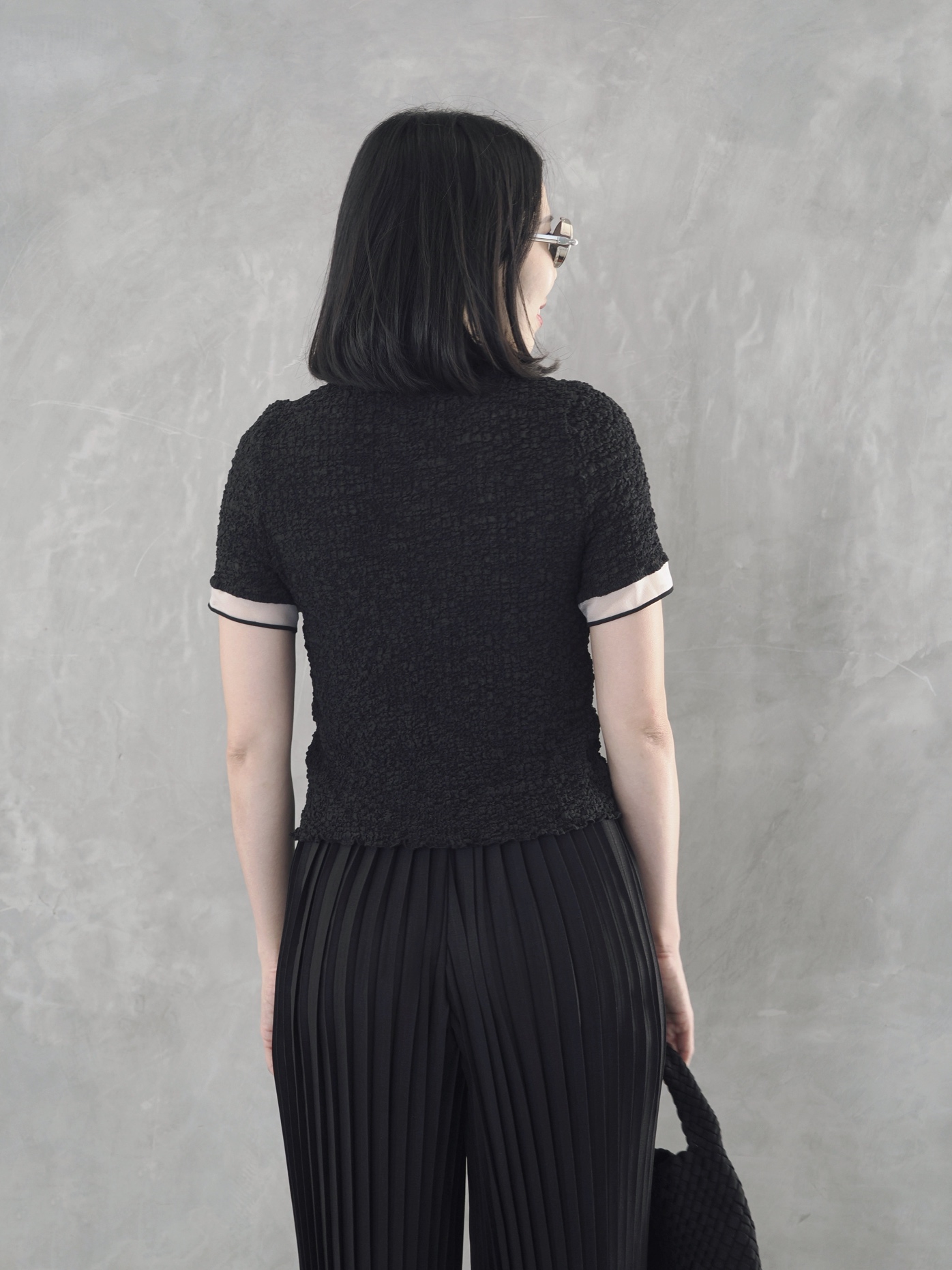 ปรับราคาลง20%!! 2MUAY รุ่น GJO1448 เสื้อพลีทคุณภาพ SMOCK PLEATED TOP 6 สี FREE SIZE