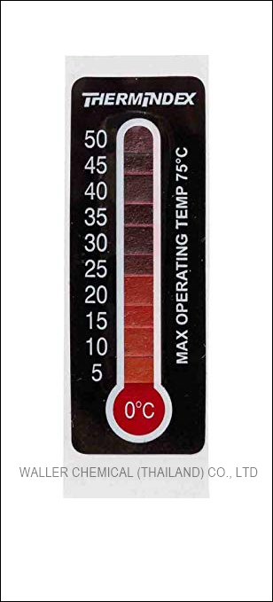 แผ่นวัดอุณหภูมิ Thermindex Thermo Strip 11 Level (0-50°C) 10pcs/pK