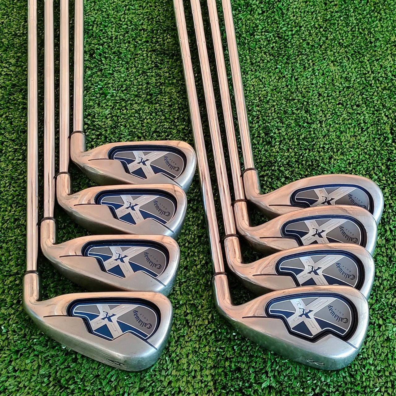 ชุดเหล็ก CALLAWAY X18 มีเหล็ก 4-9 เเละ PW SW ก้าน NSPRO 950 เบา 95 CALLAWAY X18 FLEX R