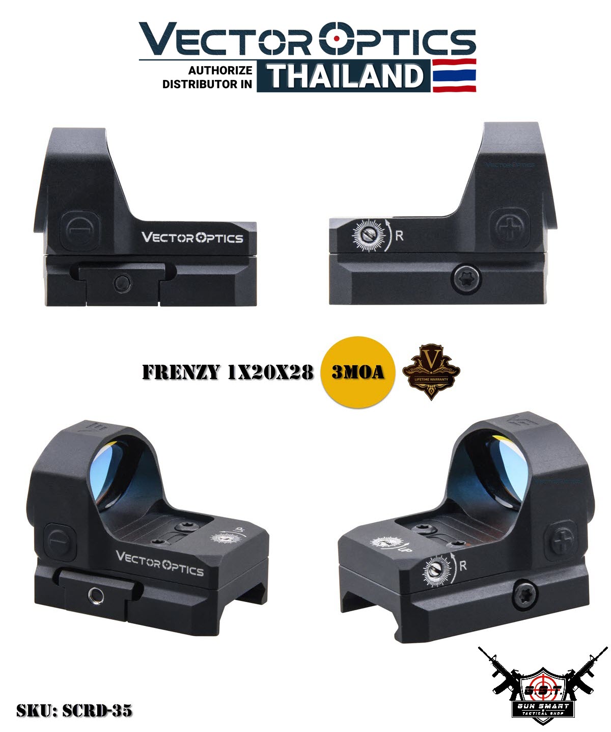 FRENZY 1X20X28 (3MOA, 6MOA) - VectorOpticsThailand