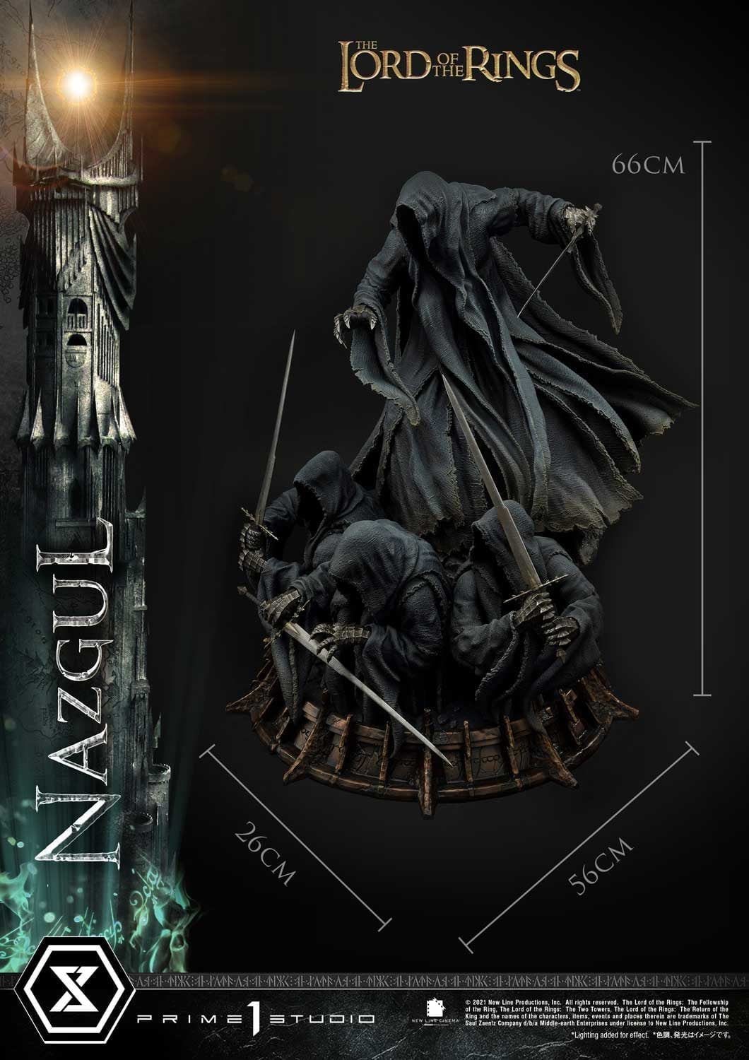 [สั่งจอง]Prime 1 Studio PMLOTR-08 1/4 : Nazgul (The Lord of the Rings)
