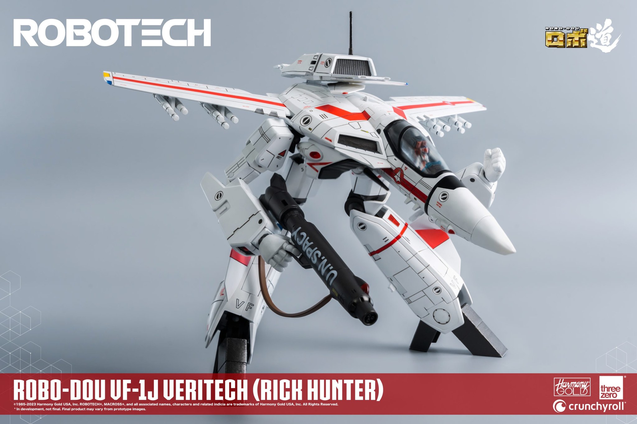 [สั่งจอง]threeZero 8” : Robotech - ROBO-DOU VF-1J Veritech (Rick Hunter)