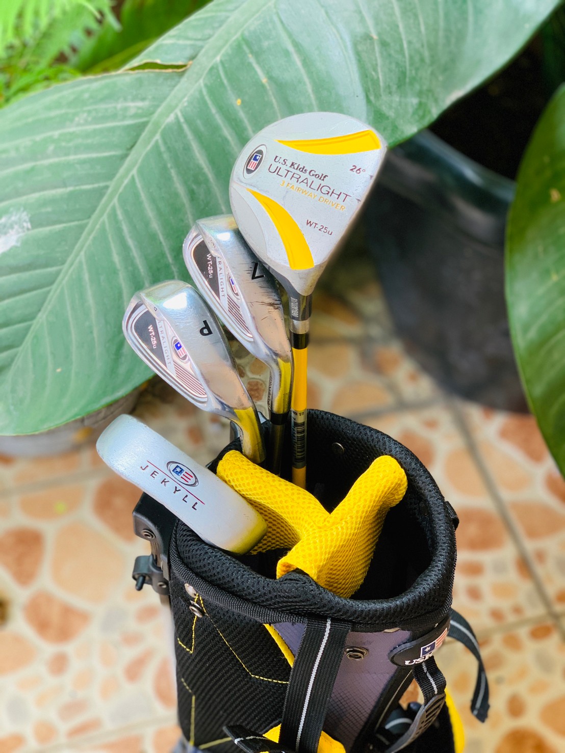 FULL SET U.S.KIDS GOLF 42 ก้านเหลือง ความสูง 106 เซนติเมตร