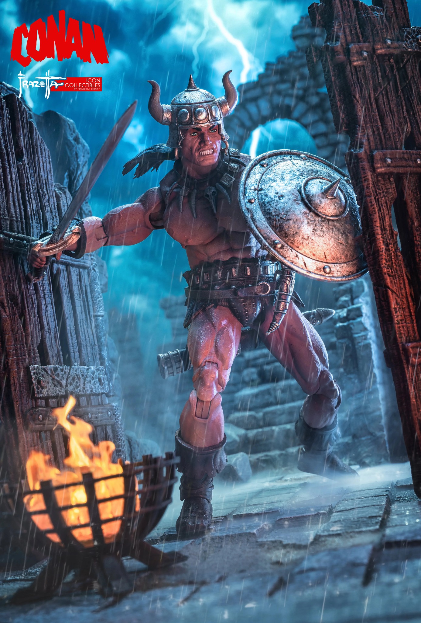 [สั่งจอง]FRAZETTA GIRLS 1/12 : Conan the Barbarian (17cm)