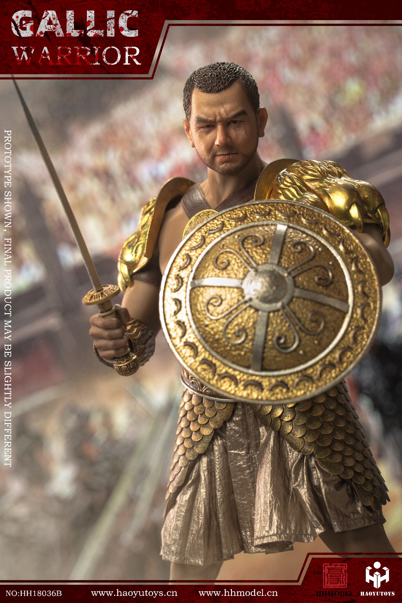 [สั่งจอง] HHMODEL & HAOYUTOYS HH18036 1/6 : Imperial Army Hunting Ground Fighter - Gaul Warrior