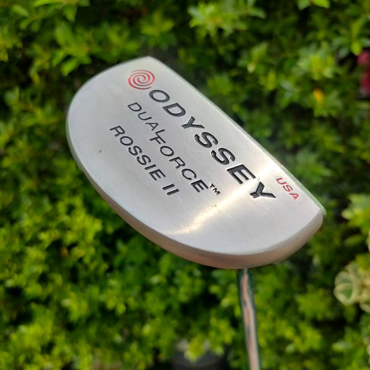 PUTTER ODYSSEY DUAL FORCE ROSSIE II ความยาว 35 นิ้ว ก้าน ODYSSEY กริพ ODYSSEY สภาพสวย รุ่นหน้าดำ ทรงมอลเล็ต ทั่งนุ่มและเกาะไลน์!! ไม้กอล์ฟมือสอง ของแท้ BY NakaraLuxurious