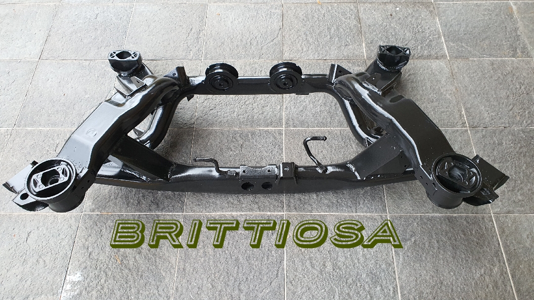 Taka-apurunko S-Type--> vin M45254, KÄYTETTY, hiekkapuhallettu ja maalattu, hyvät kiinnityskumit =1600e