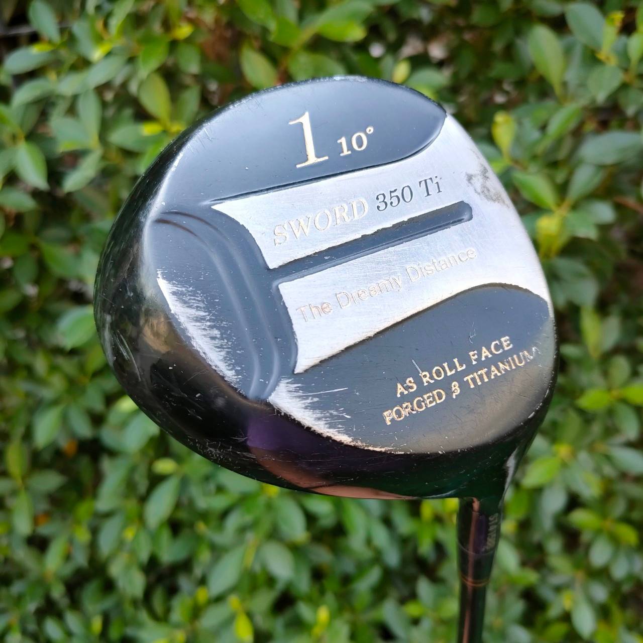DRIVER SWORD 350TI องศา 10 ก้าน KATANA GOLF FLEX R หน้าเด้งจัด AS ROLL FACE วัสดุพรีเมี่ยม FORGED TITANIUM จากญี่ปุ่น