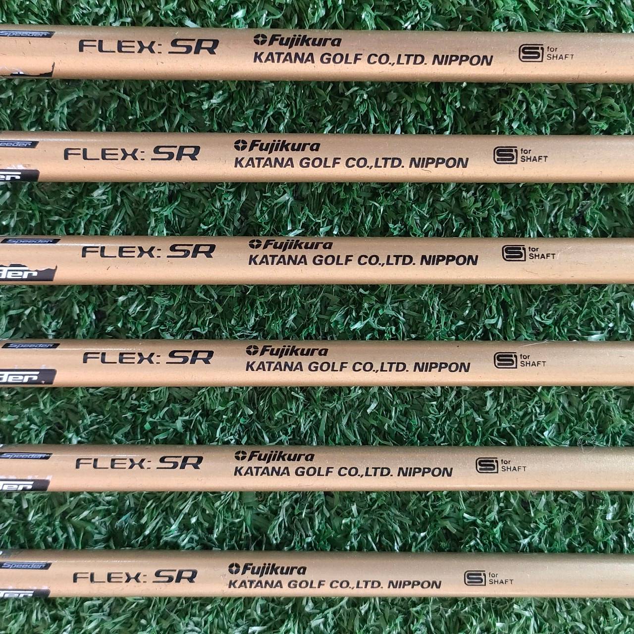 ชุดเหล็ก SWORD ATC 589 B มีเหล็ก 6 - 9 เเละ PW AW ก้าน FUJIKURA SPEEDER 589 B FLEX SR สวยๆเดิมๆทั้งชุด ชุดเหล็กที่ตีง่ายและไกลที่สุด ไม่ค่อยมีเวลาฝึกซ้อม ก็สามารถตีให้ดีและตีสนุกได้!! ไม้กอล์ฟมือสอง ของแท้ BY NakaraLuxurious