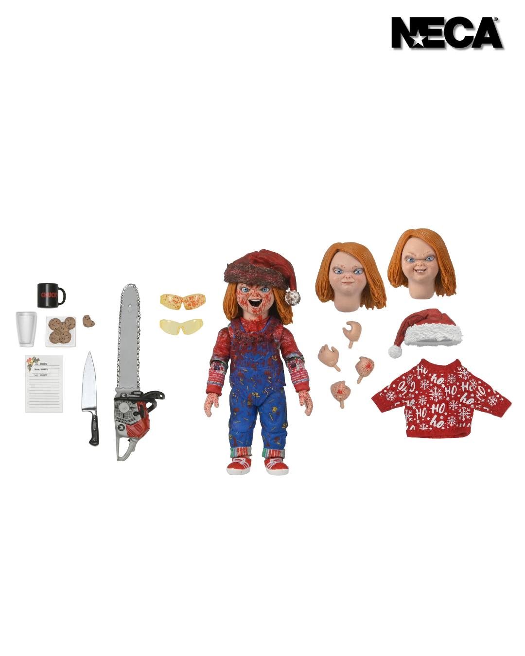 [พร้อมส่ง] NECA : Ultimate Chucky (Holiday Edition) (4นิ้ว)