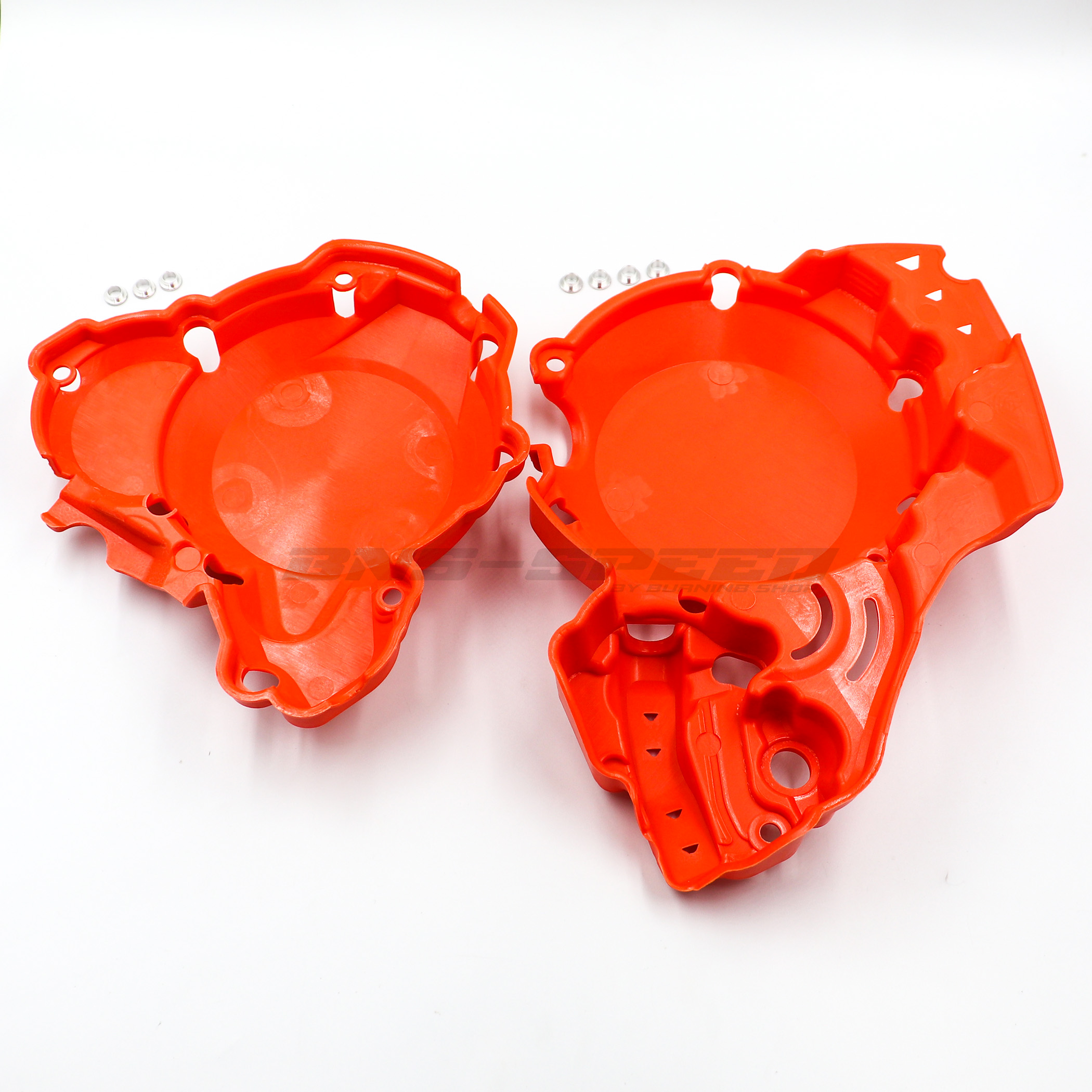 การ์ดเครื่อง Caken Clutch/Ignition Protector - สีดำ KTM/Husqvarna/Gasgas (2T) 2019-23