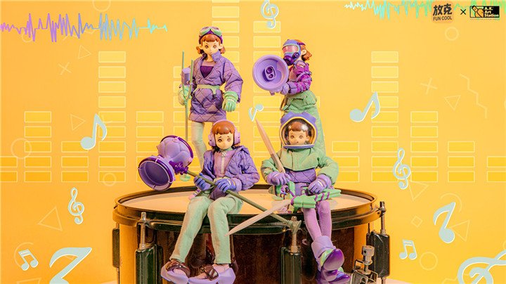 [สั่งจอง]AK Studio X Funk Park 1/6 : Room 7 Band Series Action Figure