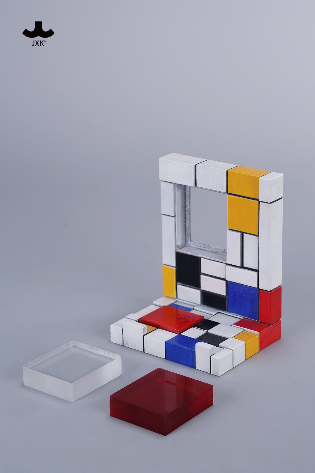 [สั่งจอง]JXK 1/6 : Mondrian Wall-Climbing Cat Statue