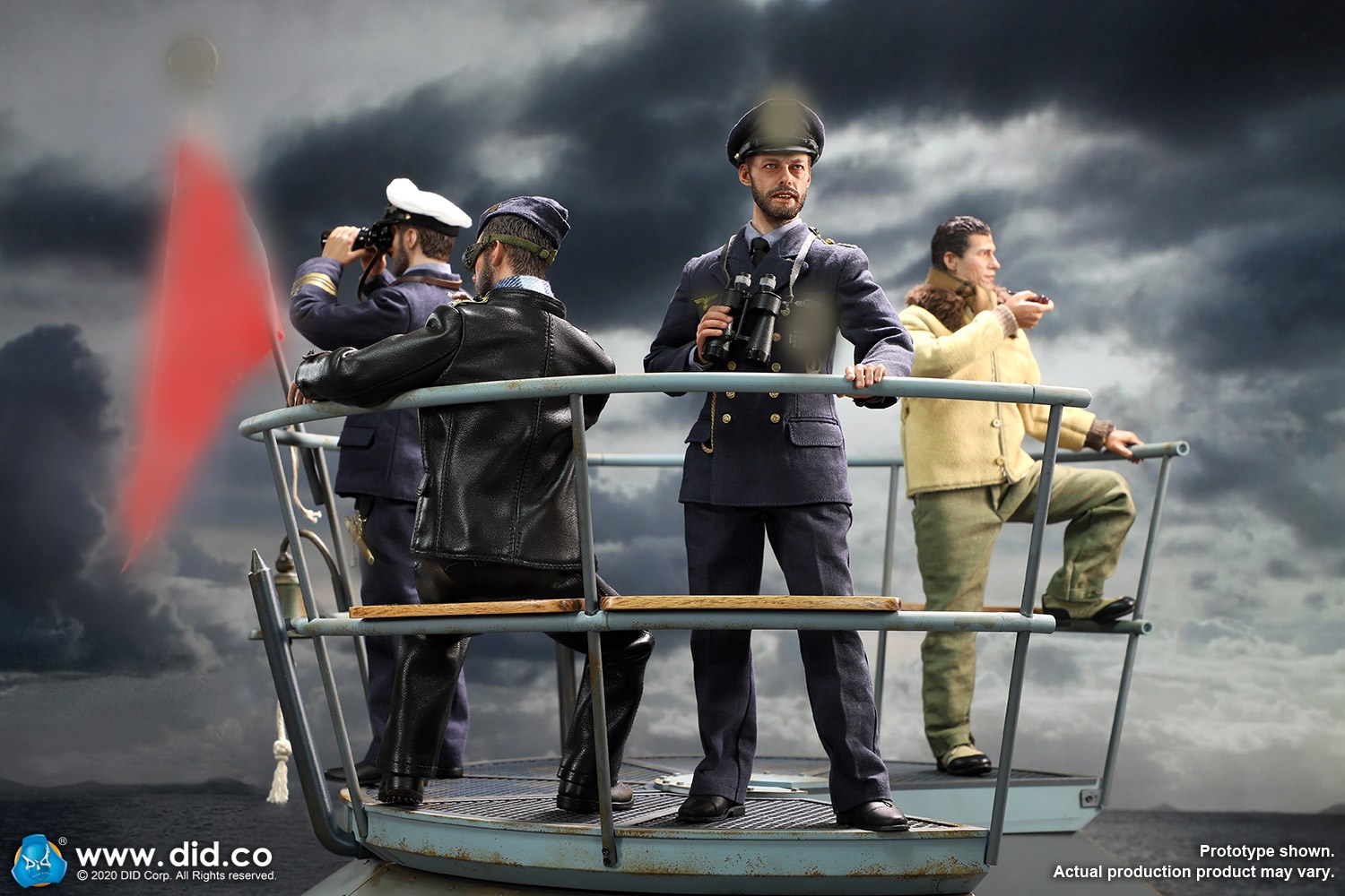 [สั่งจอง]DID E60059 1/6 : WWII U-Boat Conning Tower Gun Deck Diorama