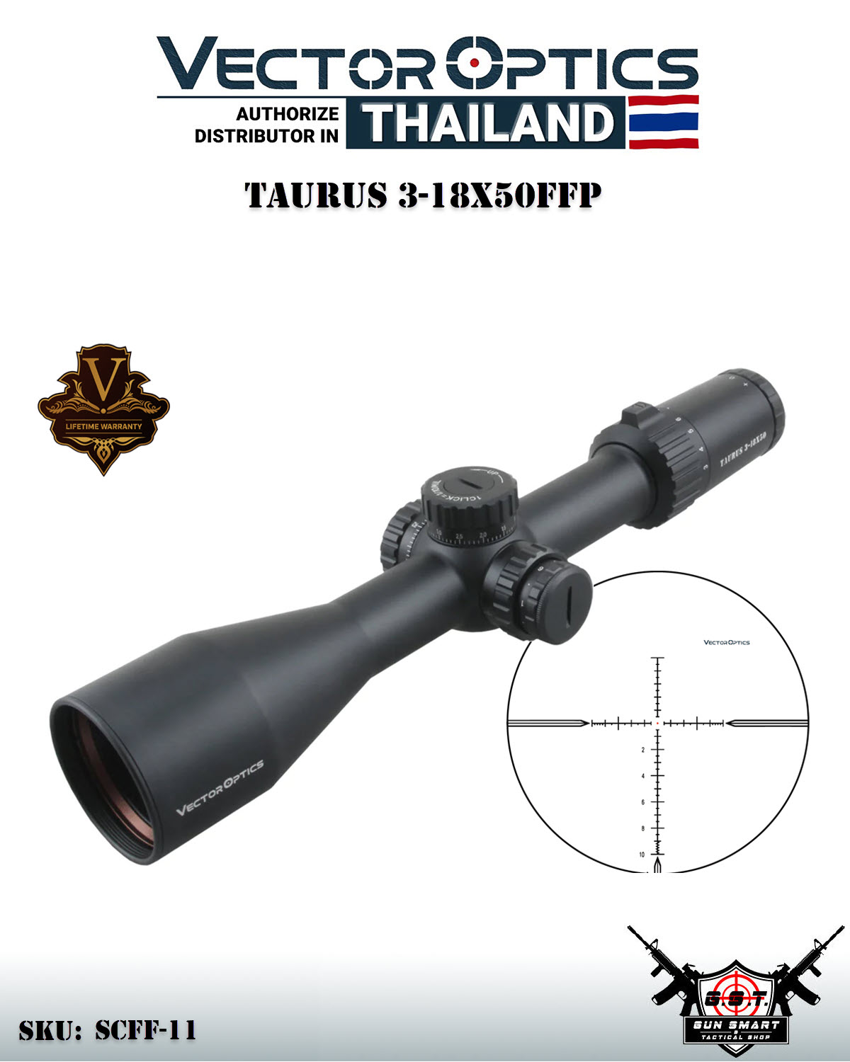 TAURUS 3-18X50FFP