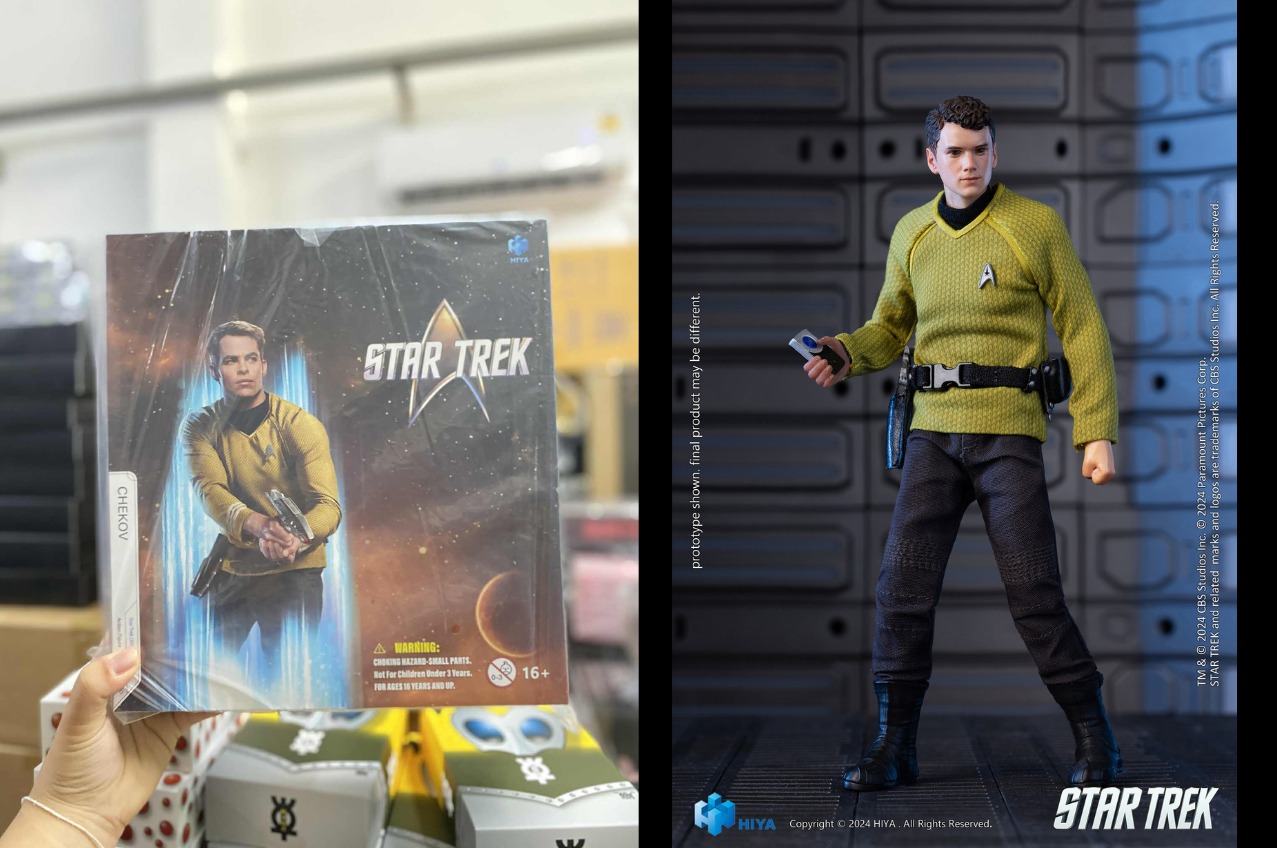 [พร้อมส่ง] Hiya toys ESS0271 1/12 : Exquisite Super Series - STAR TREK 2009 - Chekov