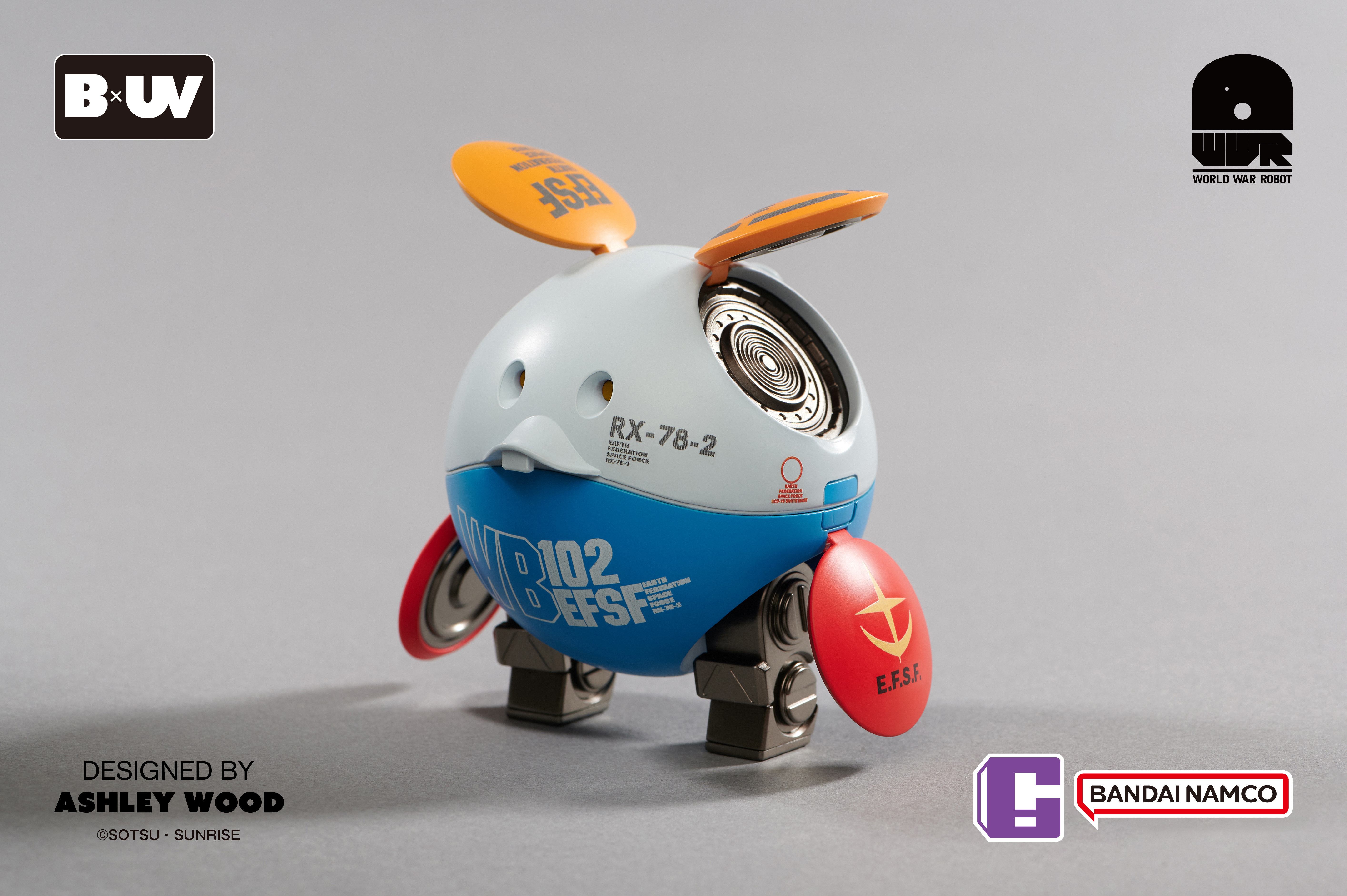 [พร้อมส่ง] BANDAI X UNDERVERSE cobranded Blind Box Vol.2 GUNDAM HARO × SQUARE2
