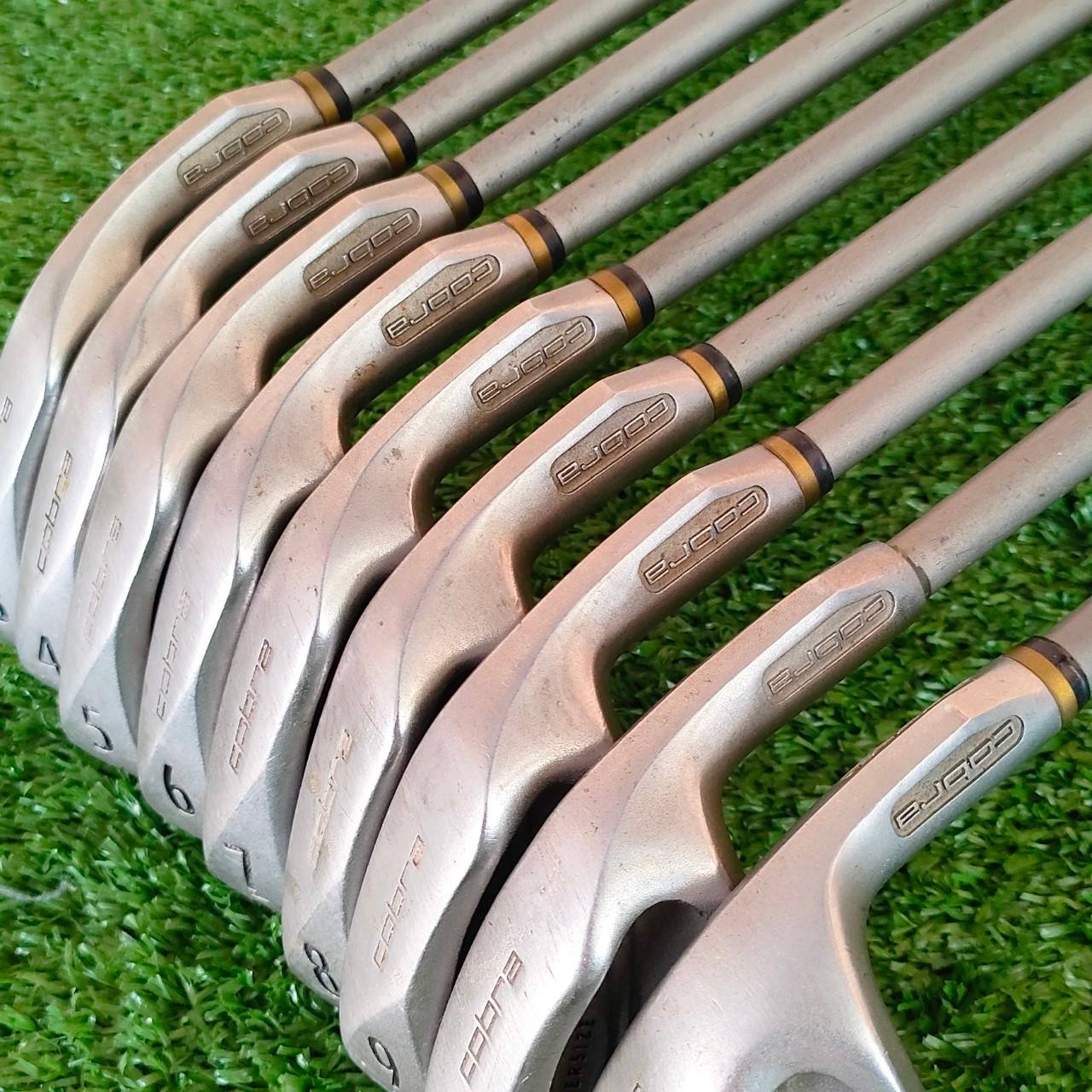 ชุดเหล็ก KING COBRA II OVERSIZE มีเหล็ก 3-9 เเละ PW SW ก้าน KING IQ SYSTEM FLEX R