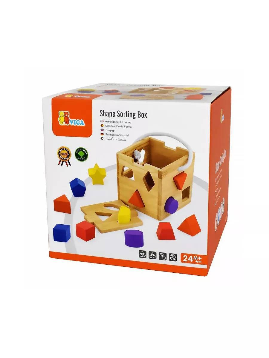 กล่องหยอดบล็อกไม้รูปทรง 12 ชิ้น ของเล่นไม้, ของเล่นเสริมพัฒนาการ, ของเล่นเด็กอนุบาล, สื่อการสอนเด็กอนุบาล วัสดุและสี ปลอดภัยต่อเด็ก มีมาตรฐาน มอก. ตามที่ สพฐ. กำหนด