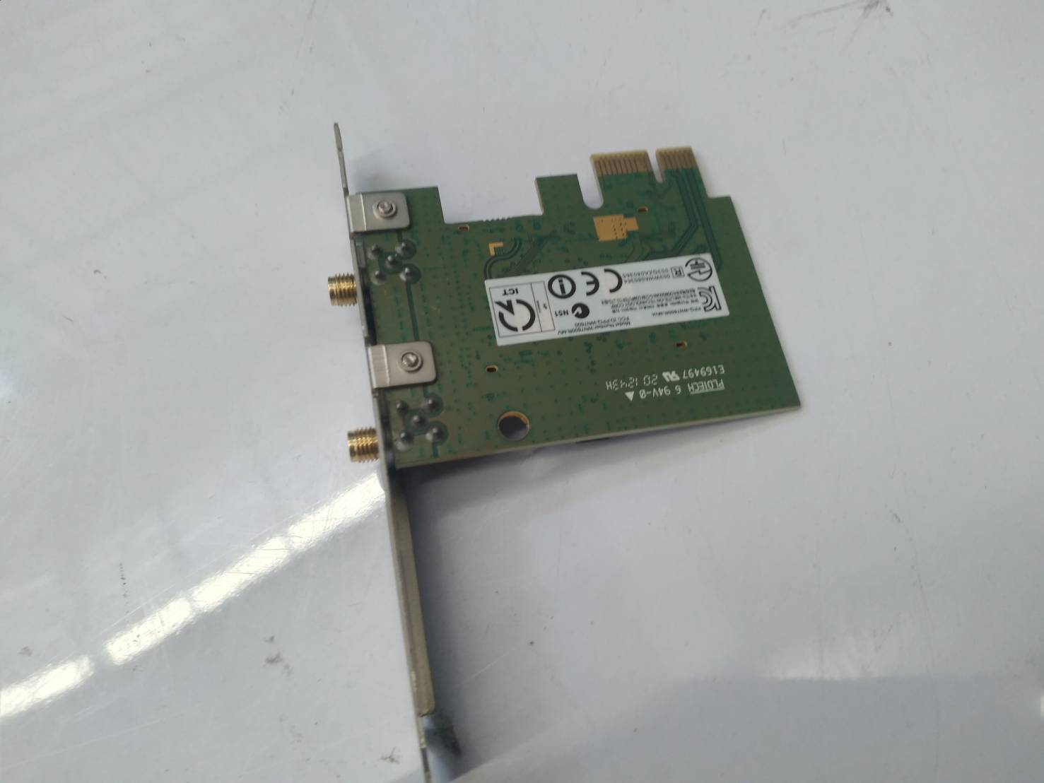 WL-LAN 802.11 B/G/N PCI-E Wireless Adapter Card 466808-002 with 497317-003 Ant ไม่มีเสา