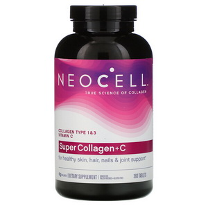 Neocell Super Collagen+C 6000 mg biotin Plus ขนาด 360 Tablets