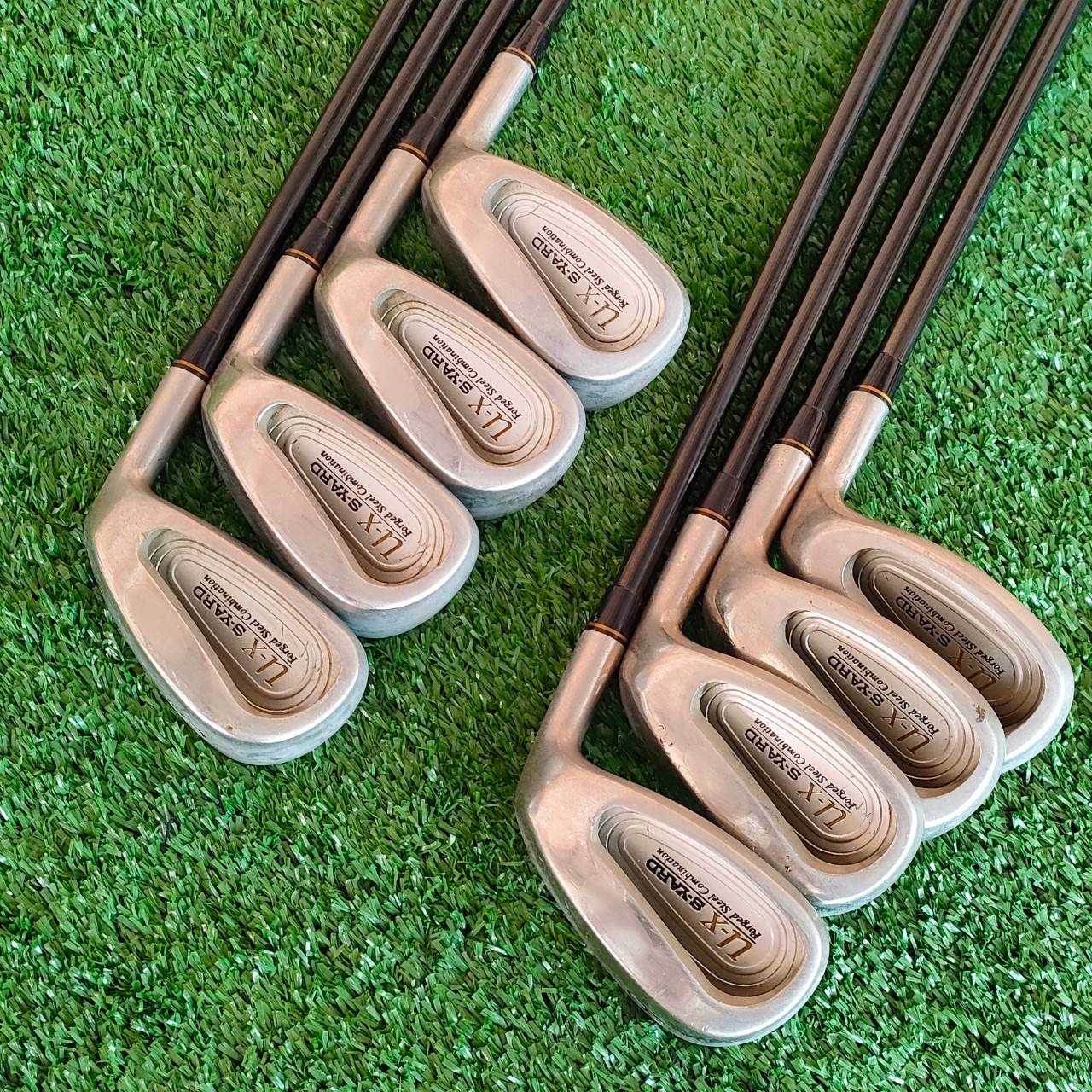 ชุดเหล็ก S-YARD U-X มีเหล็ก 5-9 เเละ PW AW SW ก้าน S-YARD FLEX R1