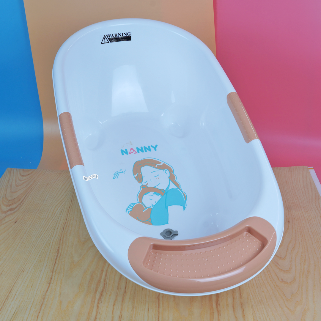 NANNY แนนนี่ อ่างอาบน้ำเด็กแนนนี่ ลายมุนิน มีจุกปล่อยน้ำ N273MU
