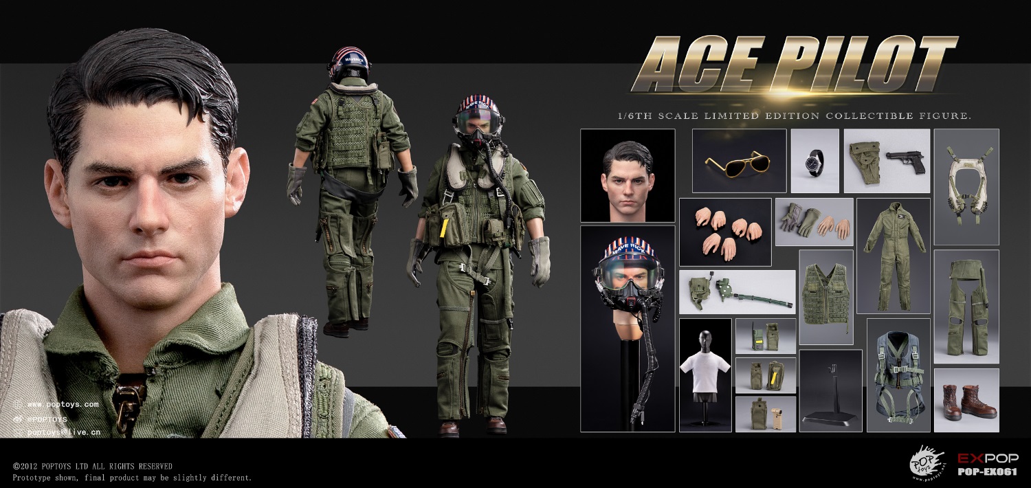 [สั่งจอง]POPTOYS 1/6 : ACE Pilot