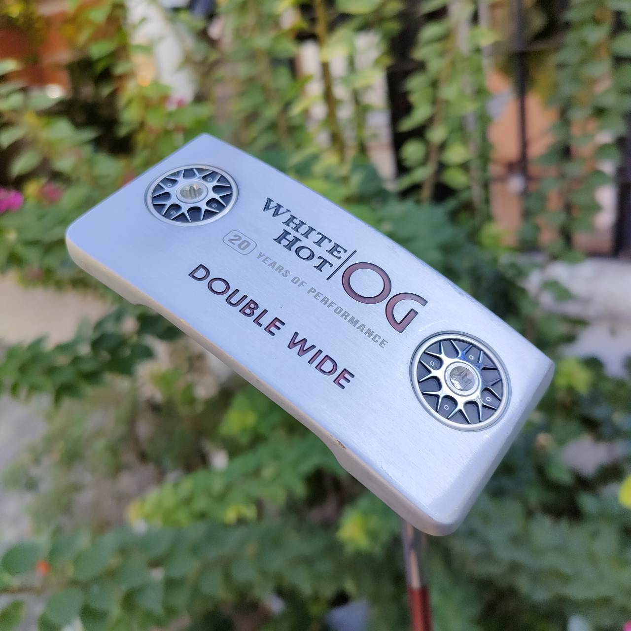 PUTTER ODYSSEY WHITE HOT OG DOUBLE WIDE ความยาว 34 นิ้ว ก้าน STROKE LAB LG BLADE สภาพสวยมาก เดิมๆ ของใหม่หมื่นกว่าครับ .